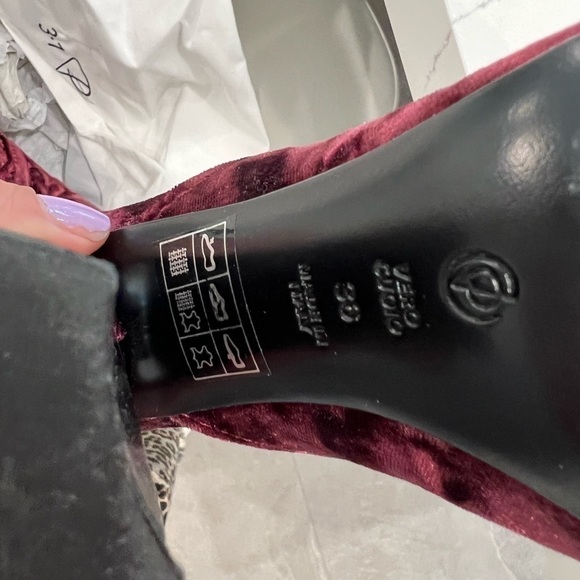 Philip Lim 3.1 Kyoto 105mm ankle boots w/ heel insert Syrah sz 36 EUC !!! - Picture 14 of 15